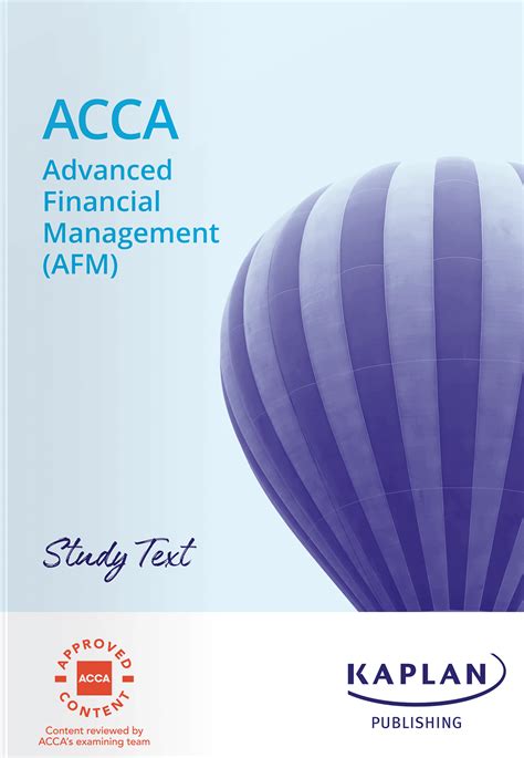 acca home study|ACCA Advanced Financial Management (AFM/P4) .